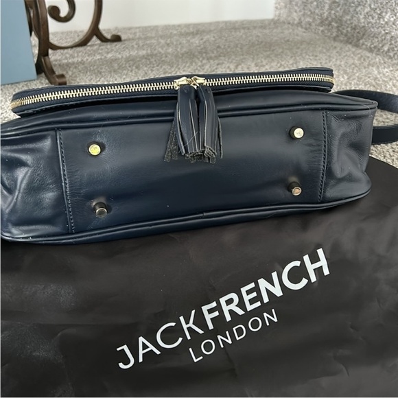 Jack French London Leather Bag NWOT - Picture 11 of 13